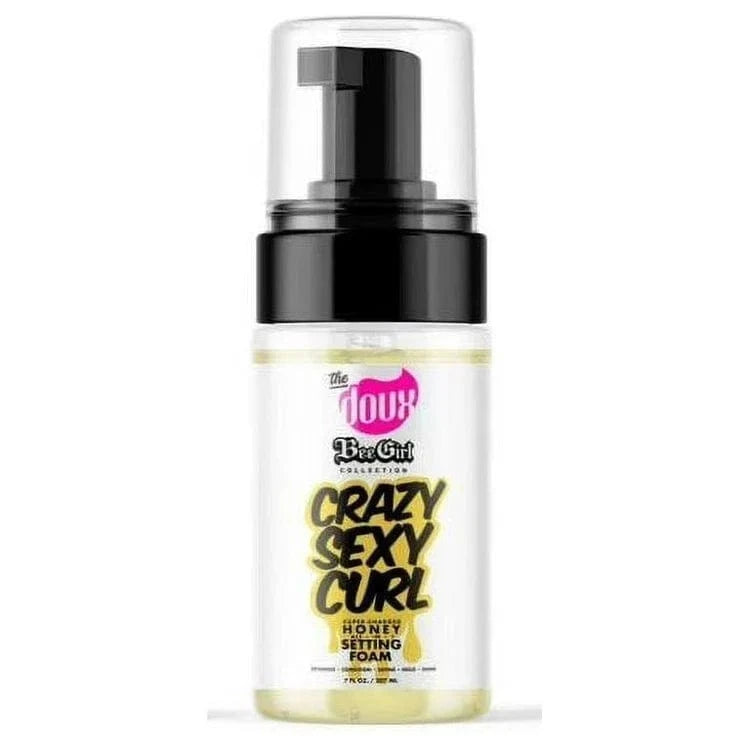 The Doux Bee-Girl Crazy Sexy Curl - Mousse Coiffante "Honey Setting Foam" - 118ml - The Doux Bee-Girl - Ethni Beauty Market