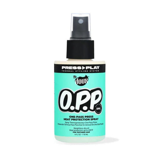 The Doux – O.P.P. One-Pass Press Spray thermoprotecteur pour cheveux texturés – 118 ml - The Doux Bee-Girl - Ethni Beauty Market