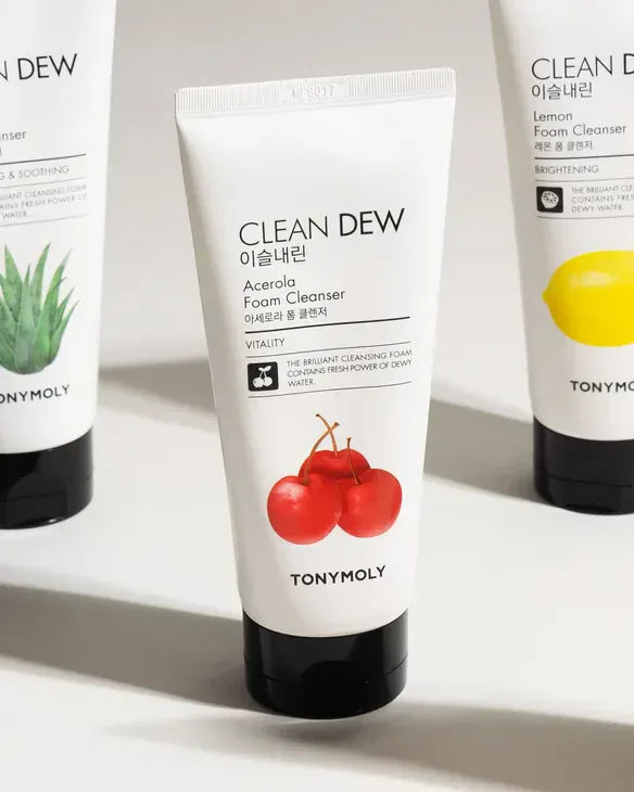 TONYMOLY - Clean Drew - Mousse nettoyante visage "Acérola" - 180ml - TONYMOLY - Ethni Beauty Market