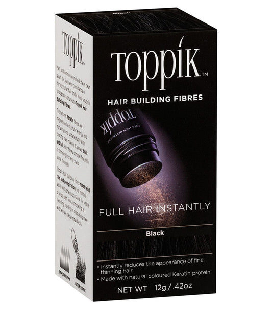 Toppik – Fibres capillaires Noir – 12 g - Toppik - Ethni Beauty Market