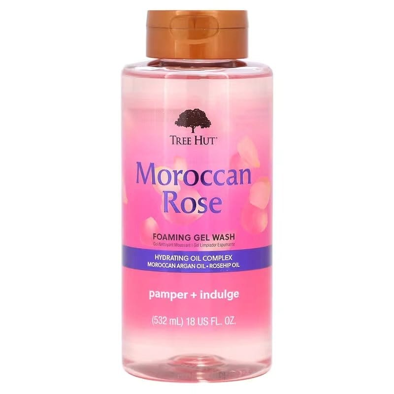 Tree Hut - Moroccan Rose Foaming Gel Wash - Shower gel - 532ml - Tree Hut - Ethni Beauty Market
