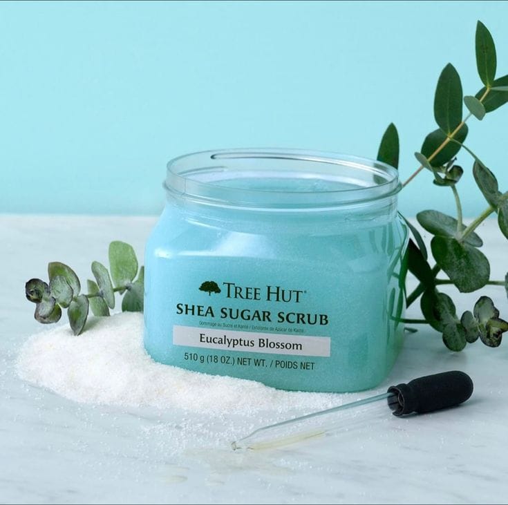 Tree Hut - Shea Sugar Scrub - Gommage au sucre et karité "Eucalyptus Blossom" - 510 g - Tree Hut - Ethni Beauty Market