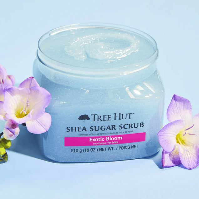 Tree Hut - Shea Sugar Scrub - Gommage au sucre et karité "Exotic Bloom" - 510 g - Tree Hut - Ethni Beauty Market