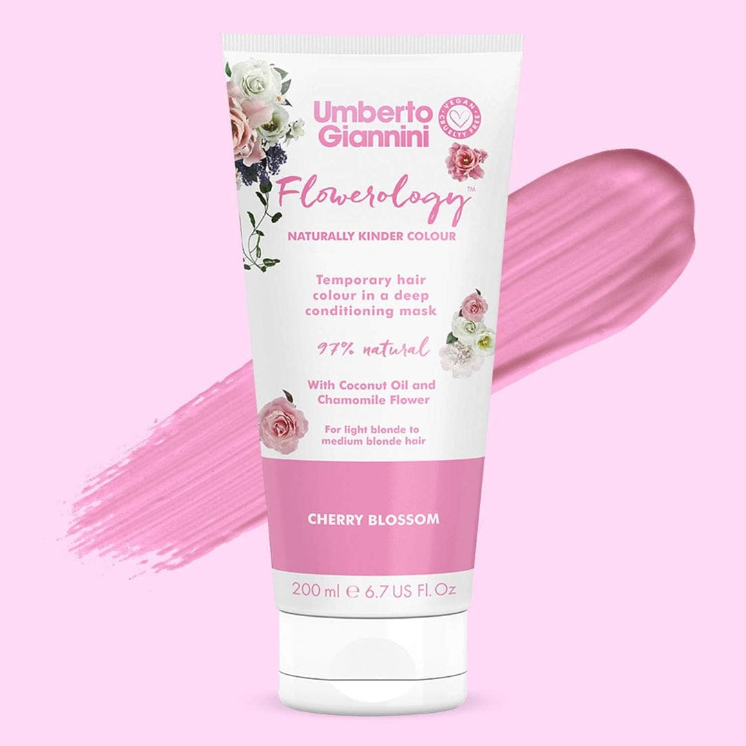 Umberto Giannini - Flowerology - Masque colorant temporaire "cherry blossom" - 200ml - Umberto Giannini - Ethni Beauty Market