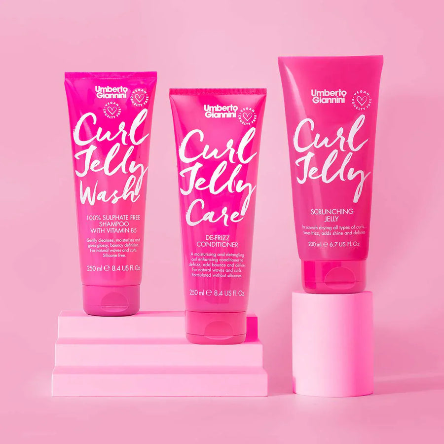 Umberto Giannini - Shampoing végétal 100% sans sulfate 250ml Curl Jelly Wash (100% Sulphate Free Vegan Shampoo) - Umberto Giannini - Ethni Beauty Market