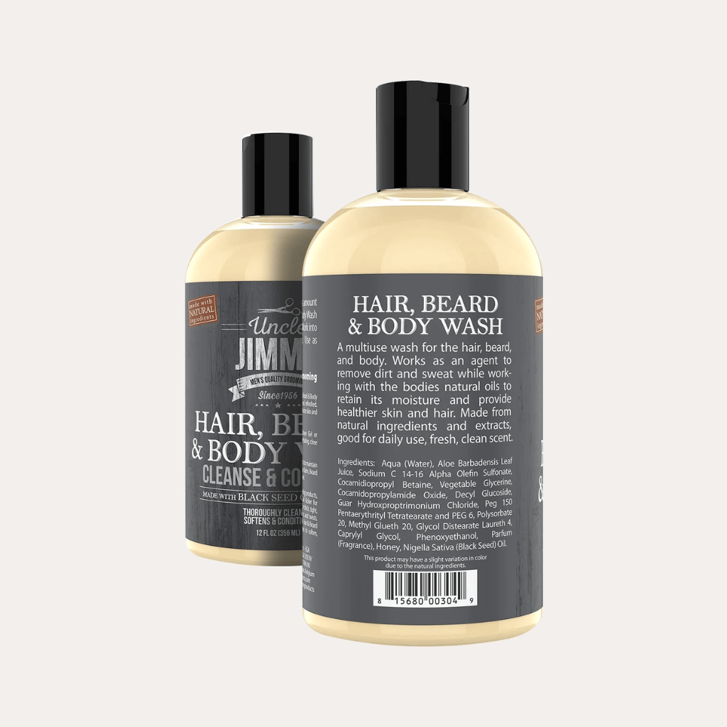 Uncle Jimmy - Soin multi-usage homme pour cheveux & barbe - 356 ml - Uncle Jimmy - Ethni Beauty Market