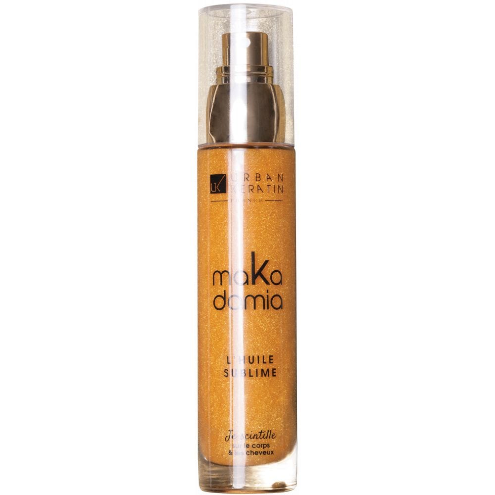 Urban Keratin - Makadamia - Huile sublime corps et cheveux "je scintille" - 50ml - Urban Keratin - Ethni Beauty Market