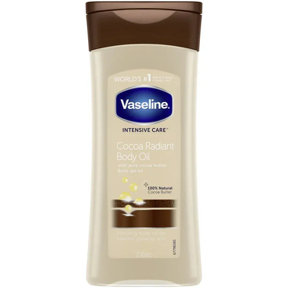 Vaseline Huile-Gel Corps Radiant au Cacao Soin Intensif - 200ml - vaseline - Ethni Beauty Market