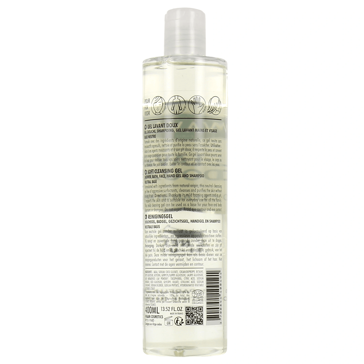 WAAM - Shampoing doux "base neutre" - 400ml - WAAM - Ethni Beauty Market