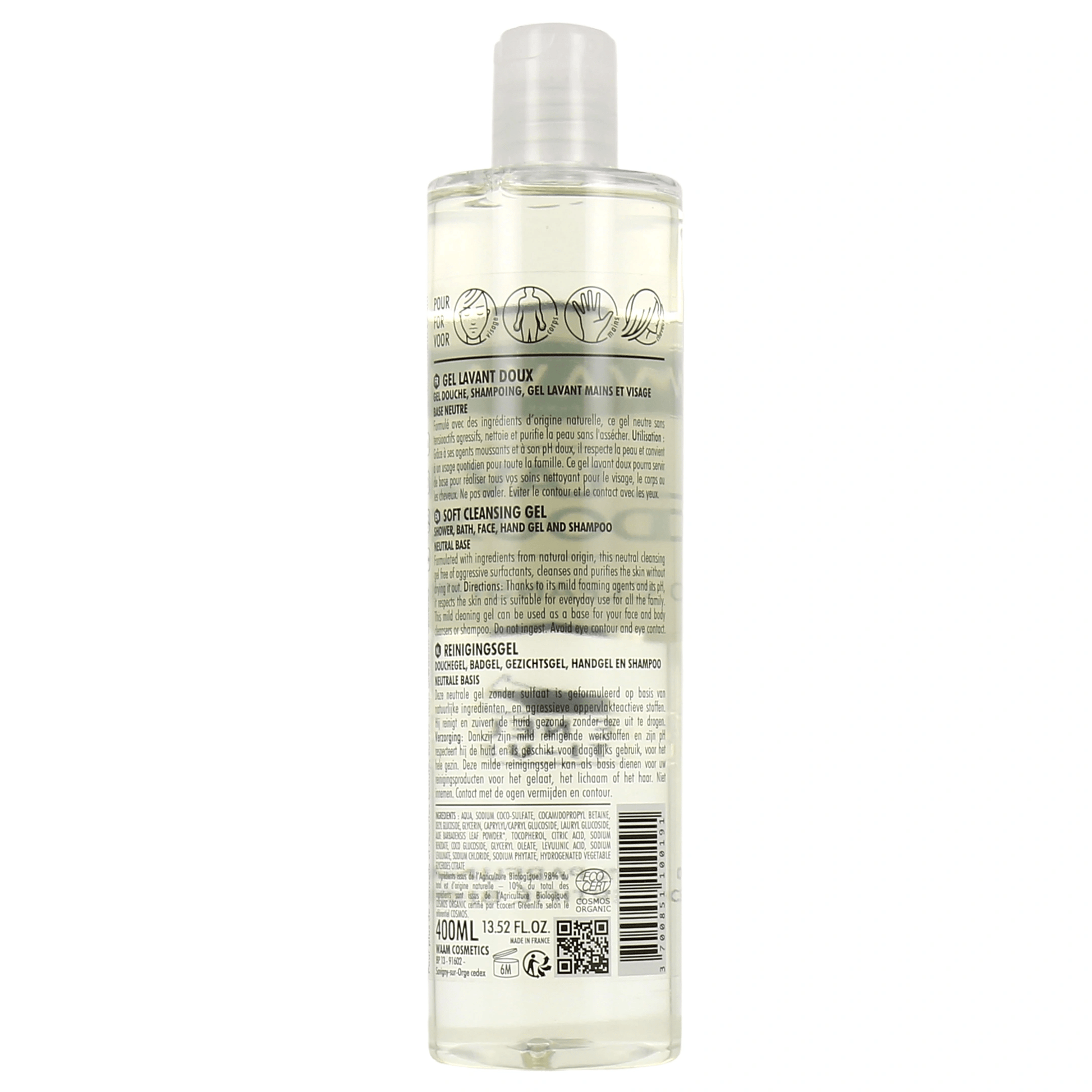 WAAM - Shampoing doux "base neutre" - 400ml - WAAM - Ethni Beauty Market