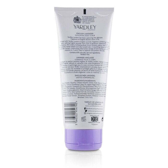 Yardley English Lavender - Gommage Corporel "Exfolianting Body Scrub" 200ML - yardley English Freesia - Ethni Beauty Market