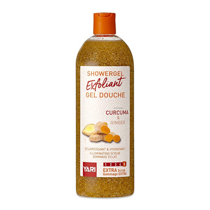 Yari - Gel douche extra exfoliant "curcuma et ginger" - 500ml/1L - Yari - Ethni Beauty Market