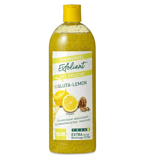Yari - Extra exfoliating lightening shower gel "gluta lemon" - 1L/500ml - Yari - Ethni Beauty Market