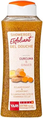 Yari - Gel douche extra exfoliant "curcuma et ginger" - 500ml/1L - Yari - Ethni Beauty Market