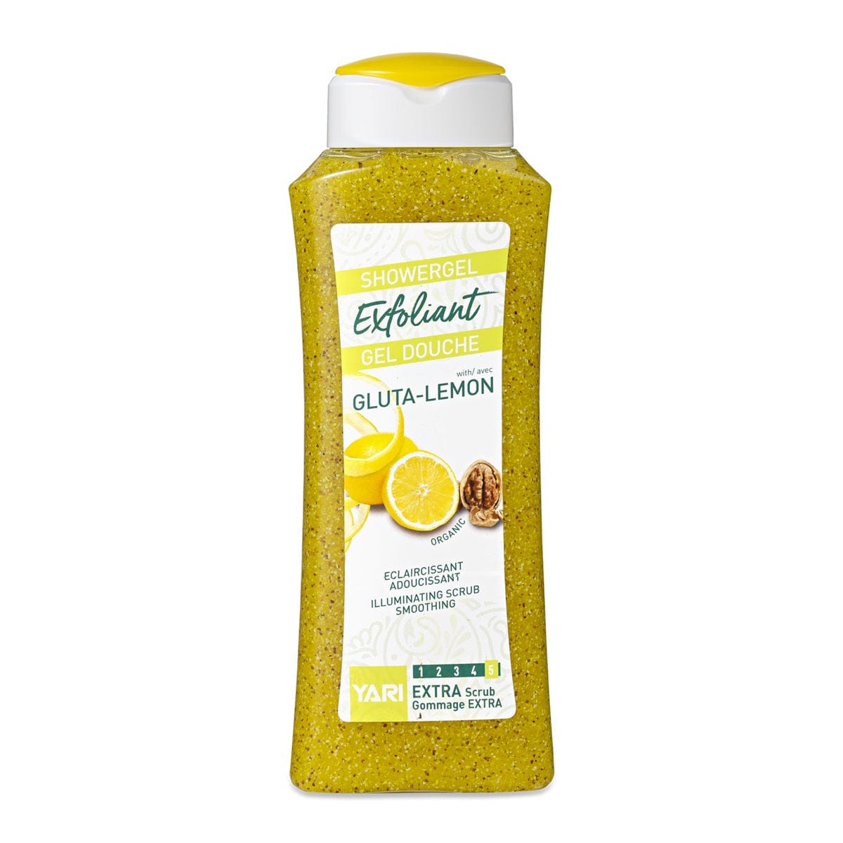 Yari - Gel douche extra exfoliant éclaircissant "gluta lemon" - 1L/500ml - Yari - Ethni Beauty Market