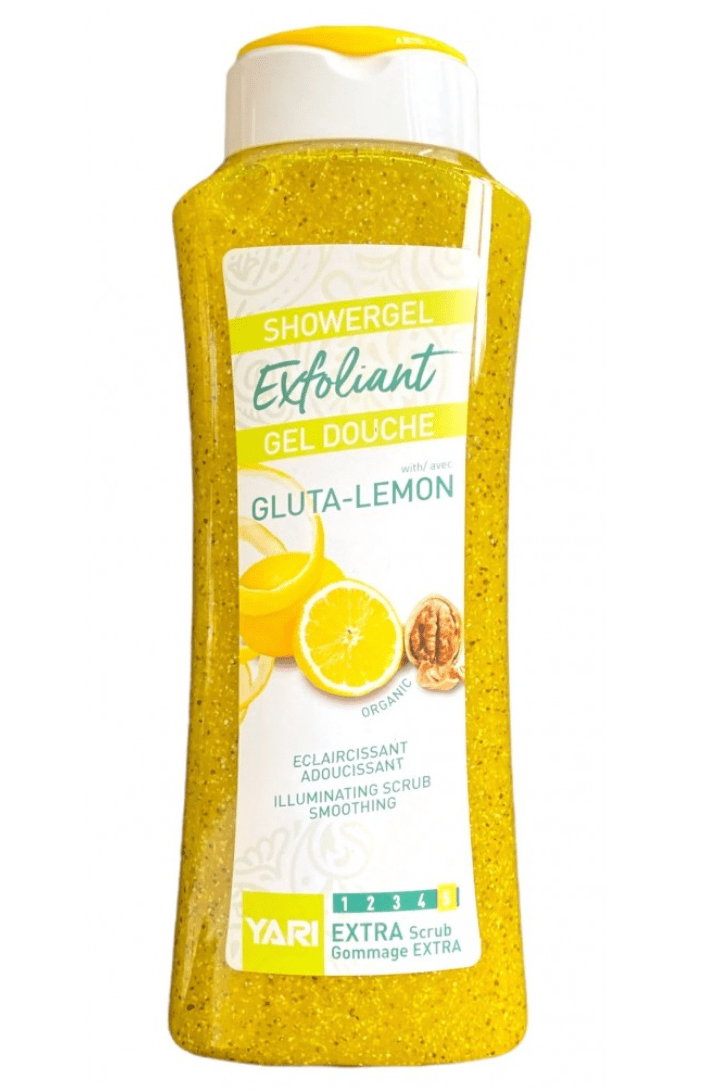 Yari - Extra exfoliating lightening shower gel "gluta lemon" - 1L/500ml - Yari - Ethni Beauty Market