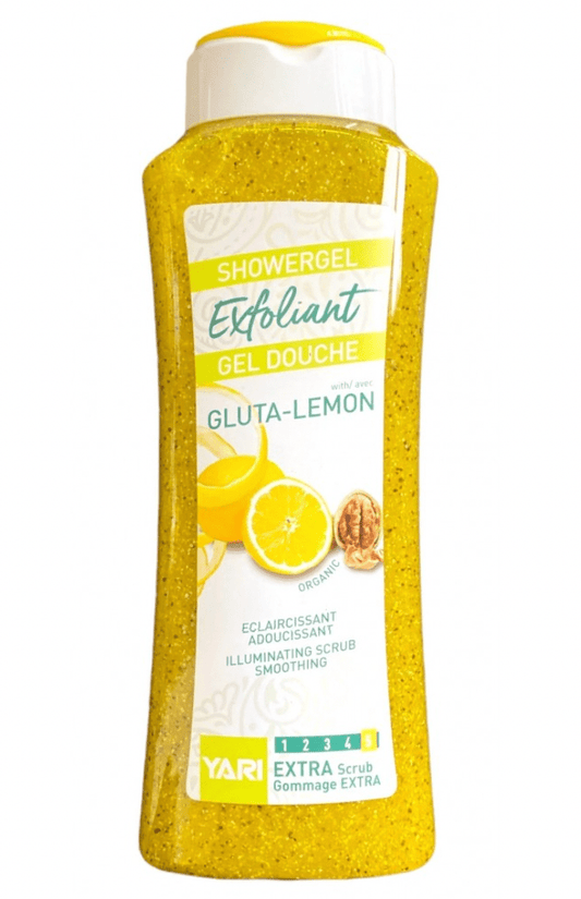 Yari - Gel douche extra exfoliant éclaircissant "gluta lemon " - 1L/500ml - Yari - Ethni Beauty Market