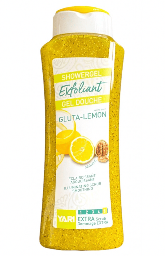 Yari - Extra exfoliating lightening shower gel "gluta lemon" - 1L/500ml - Yari - Ethni Beauty Market