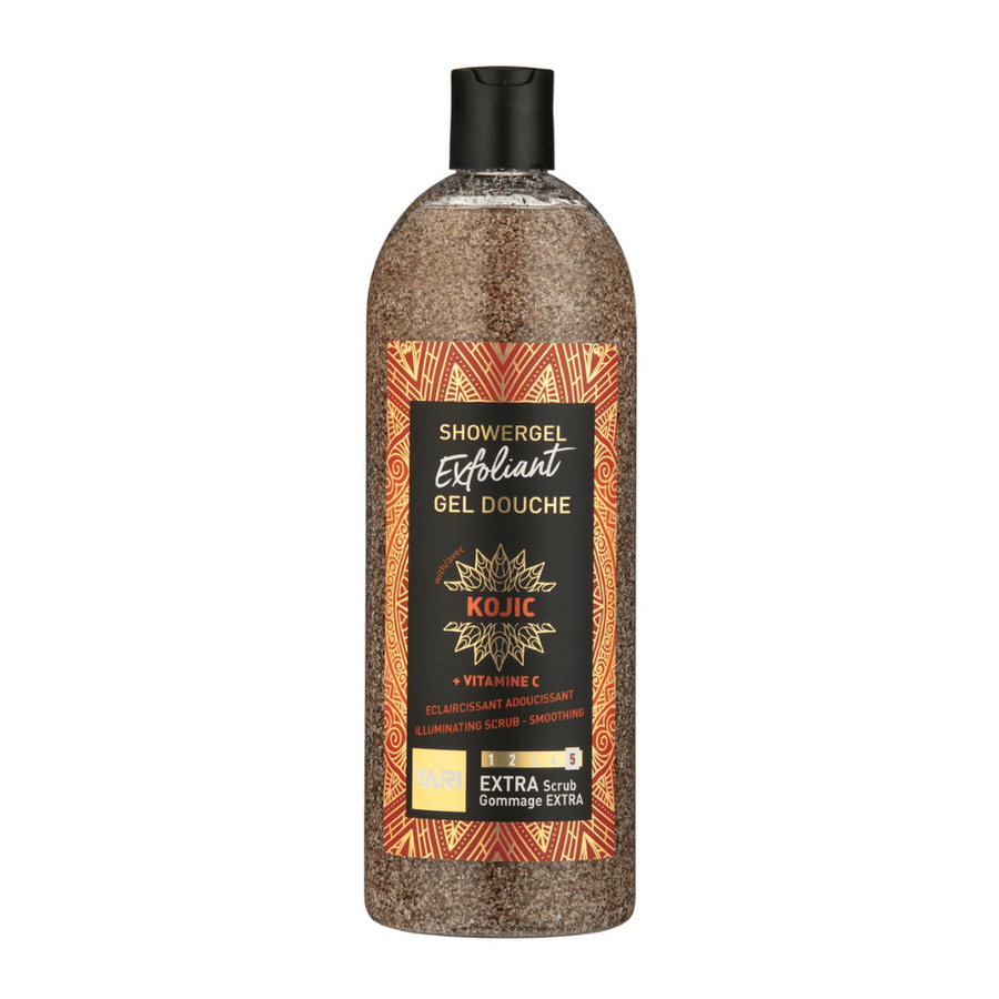 Yari - MEGA EXFOLIANT Pack - Set of 3 "kojic" lightening extra exfoliating shower gel - 3x1L - Yari - Ethni Beauty Market