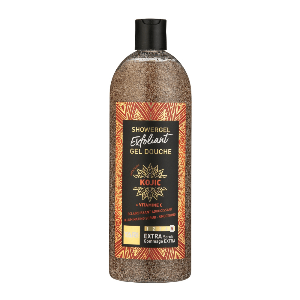 Yari - Gel douche extra exfoliant éclaircissant "kojic" - 1L - Yari - Ethni Beauty Market