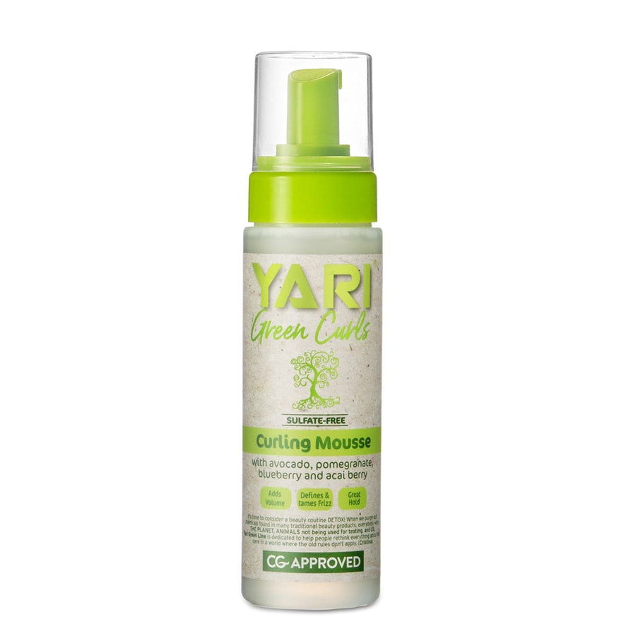 Yari - Mousse coiffante pour boucles « Green curls » sans sulfate - 220 ml - Yari - Ethni Beauty Market
