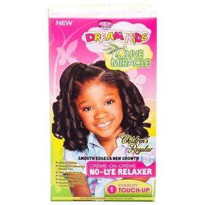 African Pride - Dream kids Kit hair straightener retouch children regular - African Pride - Ethni Beauty Market