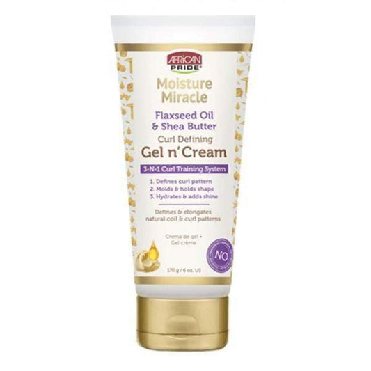 African Pride - Gel n'Cream Linseed Oil & Shea Butter - 170g - African Pride - Ethni Beauty Market