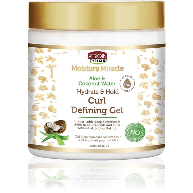 African Pride - Moisture Miracle - Gel définition boucles "aloé & eau de coco"- 510g - African Pride - Ethni Beauty Market
