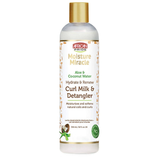 African Pride - Moisture Miracle - Detangling moisturizing milk "aloe & coconut water" - 354ml - African Pride - Ethni Beauty Market