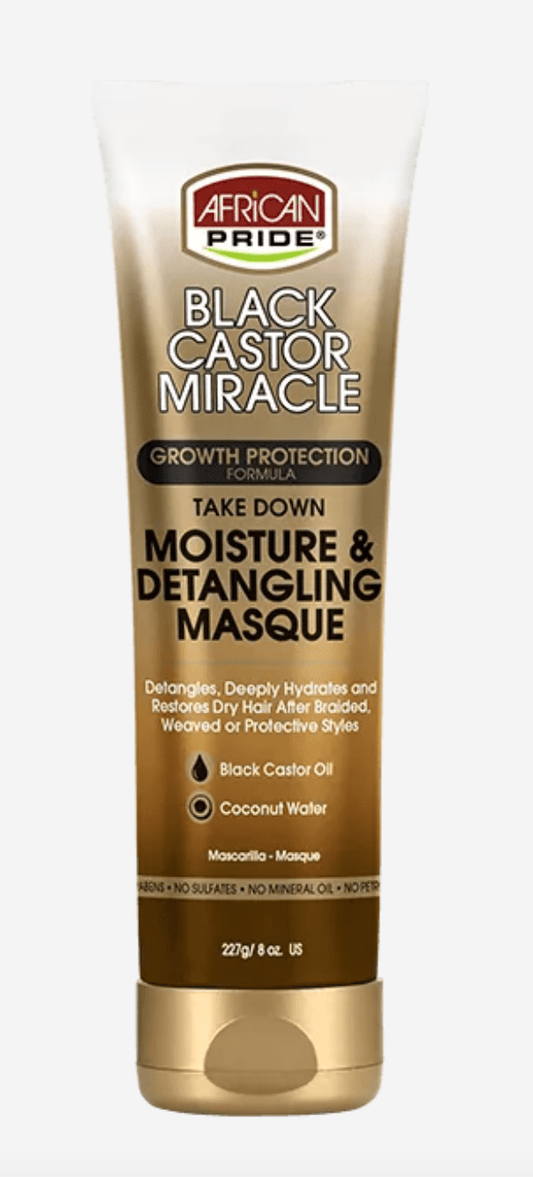 African Pride - Black Castor Miracle - "Hydration & detangling" hair mask - 227g - African Pride - Ethni Beauty Market
