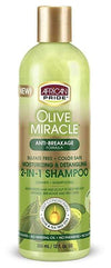 African Pride - Olive Miracle 2 en 1 shampoing et après-shampoing - 355ml - African Pride - Ethni Beauty Market