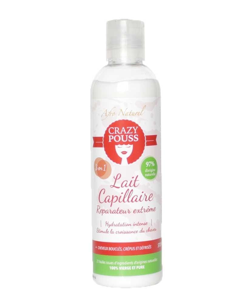 Afro Naturel - Lait capillaire réparateur extrême 3 en 1 Crazy Pouss - 300 ml - Afro Naturel - Ethni Beauty Market