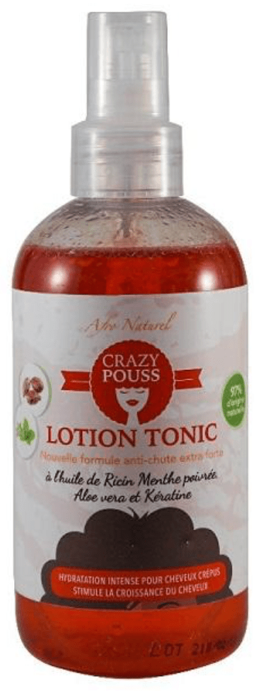 Afro Naturel - Lotion Tonic Rouge "Crazy Pouss" - 200ML (new package) - Afro Naturel - Ethni Beauty Market