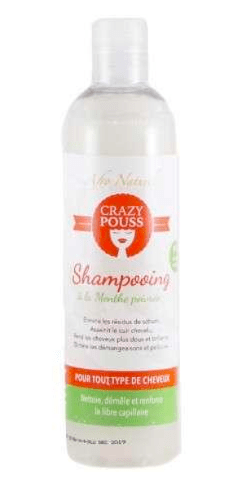 Afro Natural - Crazy Pouss Peppermint Shampoo - 300 ml - Afro Naturel - Ethni Beauty Market