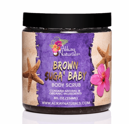 Alikay Naturals - Gommage corporel au sucre brun "Brown Suga' Baby" - 236ml - Alikay Naturals - Ethni Beauty Market