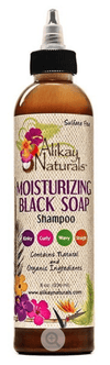 Alikay Naturals - Moisturizing shampoo with black soap - 236ml - Alikay Naturals - Ethni Beauty Market