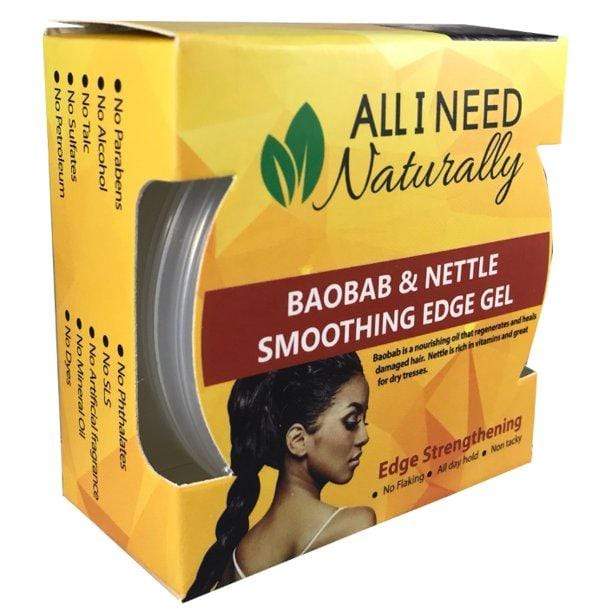 All I Need Naturally - Baobab & Nettle Smoothing Edge Gel - 59 ml - All I Need Naturally - Ethni Beauty Market