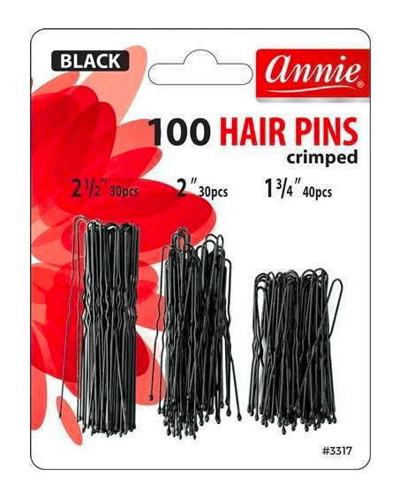 Annie - 100 épingles à cheveux crêpées n°3317 - Annie - Ethni Beauty Market