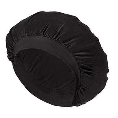 Annie - Black satin day and night beanie - size S - Annie - Ethni Beauty Market