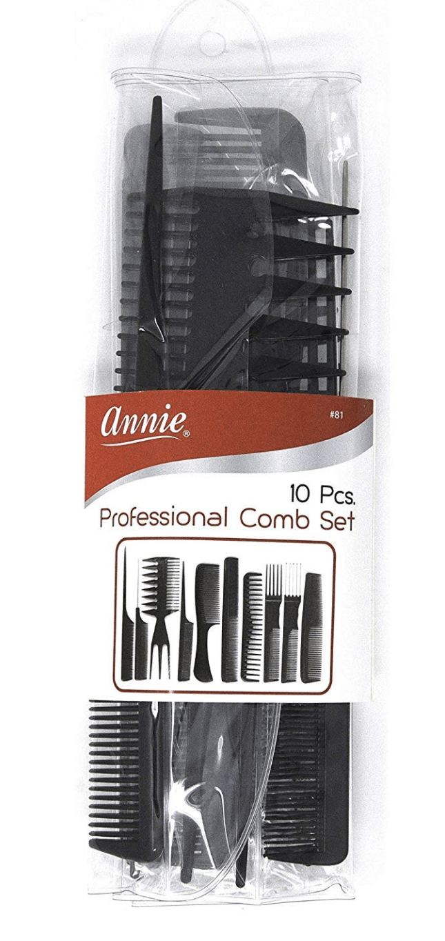 Annie - Set de peignes 10 pièces "Professional Combo Set" - Annie - Ethni Beauty Market