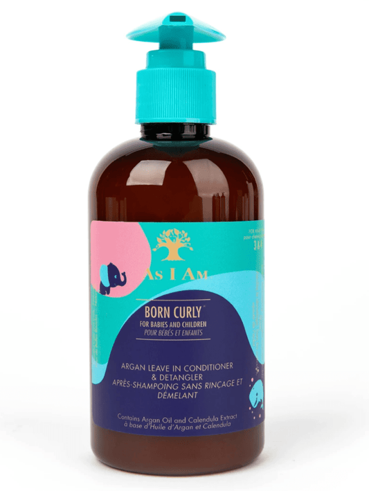 As I Am - Born Curly - "Argan" leave-in detangling conditioner - 240ml - As I Am - Ethni Beauty Market