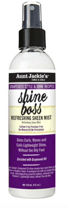 Aunt Jackie's - Shine boss shine and refreshing mist - 118ml - Aunt Jackie's - Ethni Beauty Market