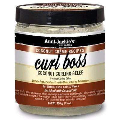 Aunt Jackie's - Gelée pour définir les boucles à la coco - 426g - Curl boss - Aunt Jackie's - Ethni Beauty Market