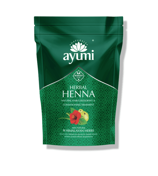 Ayumi - Henné conditionnant colorant "9 herbes de l'Himalaya" - 150g - Ayumi - Ethni Beauty Market