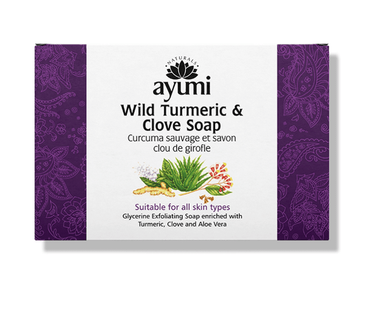 Ayumi - "Wild turmeric & clove" soap - 100g - Ayumi - Ethni Beauty Market