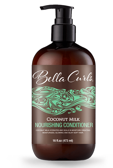Bella Curls - Après Shampoing Nourrissant au Lait de Coco (Coconut Milk Nourishing Conditionner) - 473ml - Bella Curls - Ethni Beauty Market
