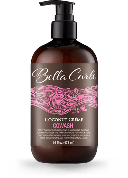 Bella Curls - Crème de noix de coco - 473ml  (Coconut Crème CoWash ) - Bella Curls - Ethni Beauty Market