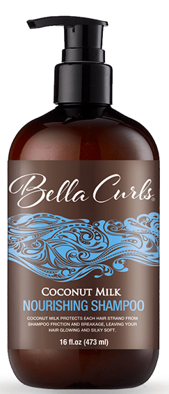 Bella Curls - Shampoing Nourrissant au Lait de Coco (Coconut Milk Nourishing Shampoo) - 473ml - Bella Curls - Ethni Beauty Market
