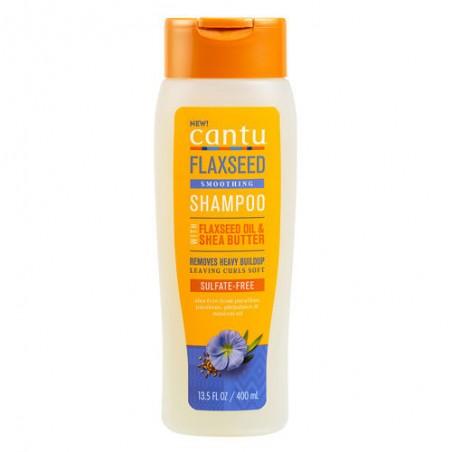 Cantu - Flaxseed smoothing shampoo with linseed oil and shea butter - 400ml - Cantu - Ethni Beauty Market