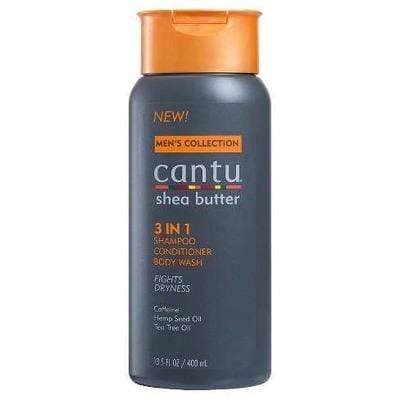 Cantu - Mens - Shampoing 3-En-1 (Shampoing/Conditionneur/Gel Douche) - 400ml - Cantu - Ethni Beauty Market